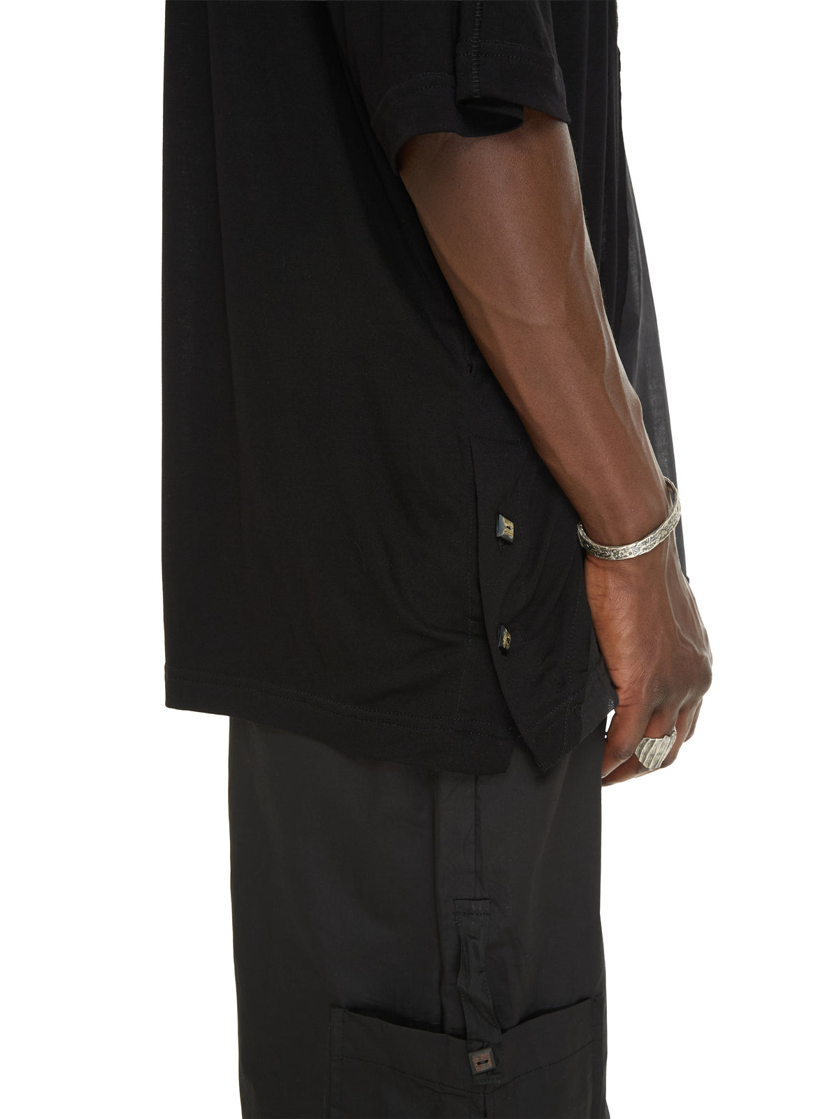 Asymmetric Triangle Panel T-Shirt