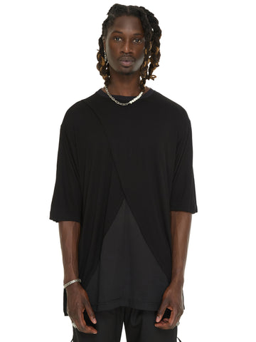 Asymmetric Triangle Panel T-Shirt