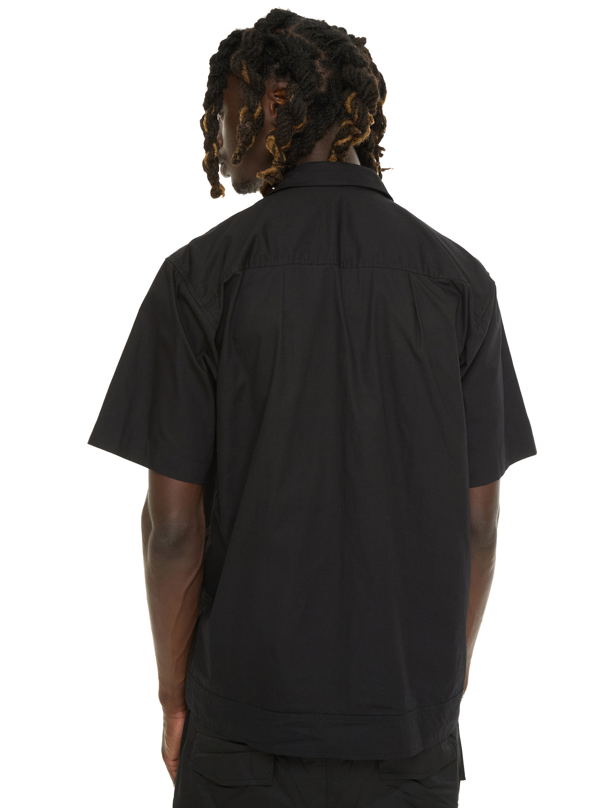 Utility Zip Cotton Shirt