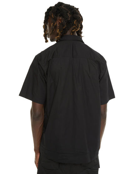 Utility Zip Cotton Shirt
