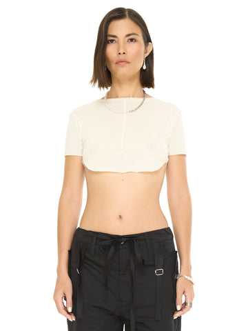 Raw Line Cropped Top
