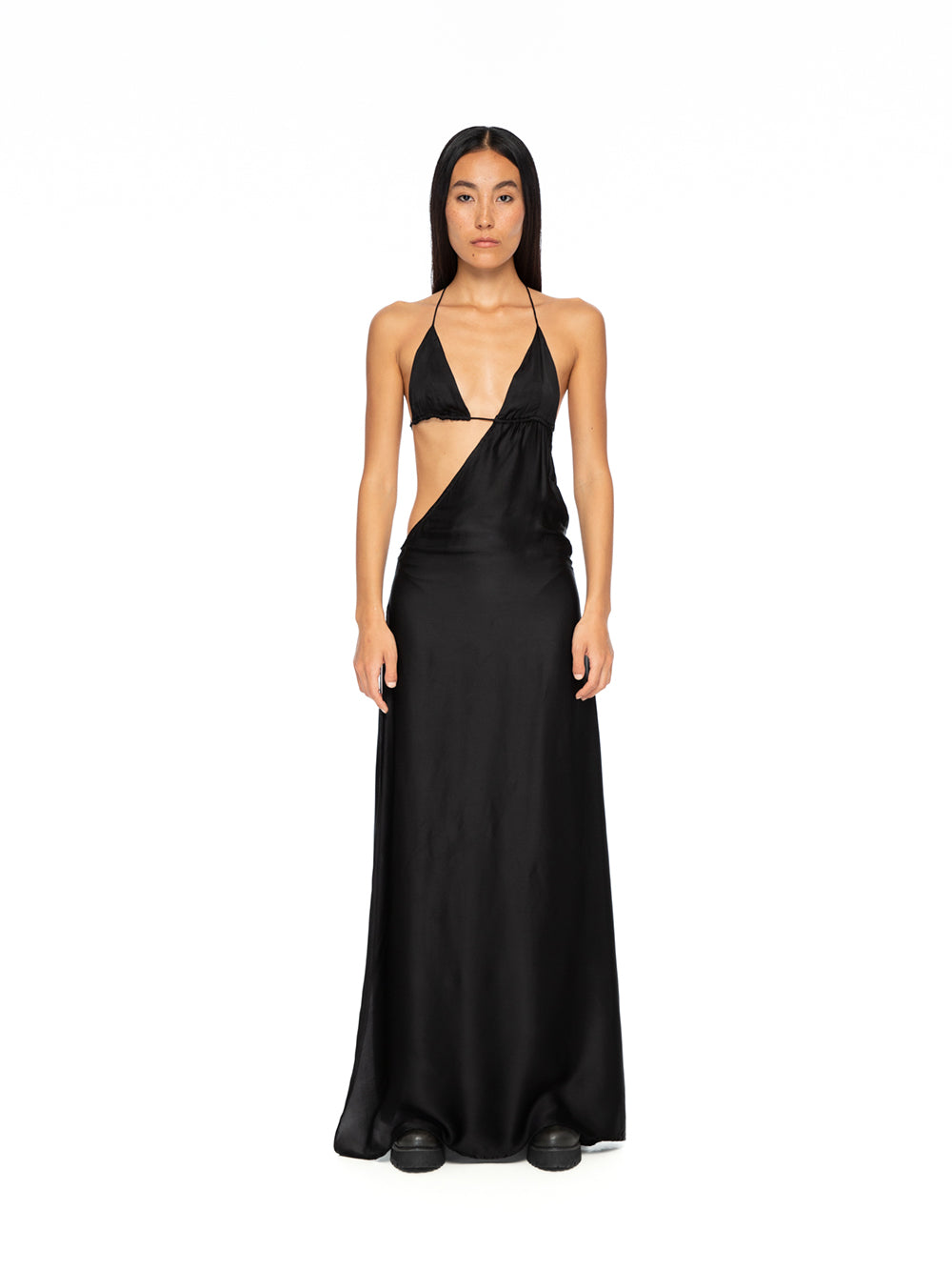 Asymmetrical Silky Dress
