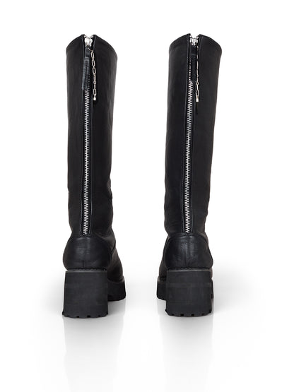 Zipped Tall Boots