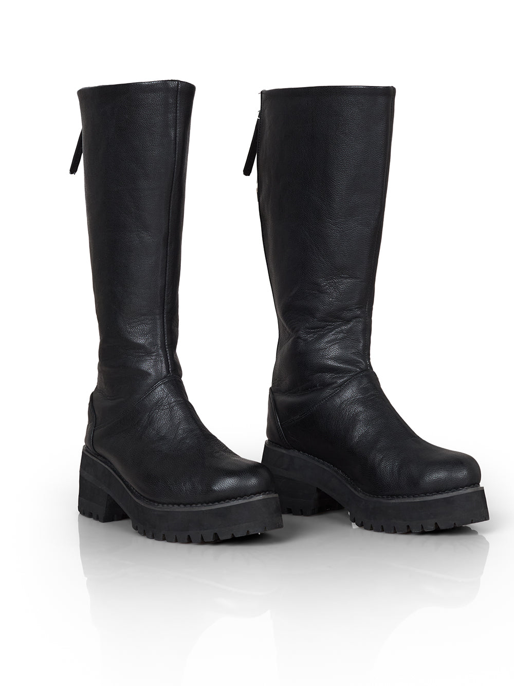 Zipped Tall Boots