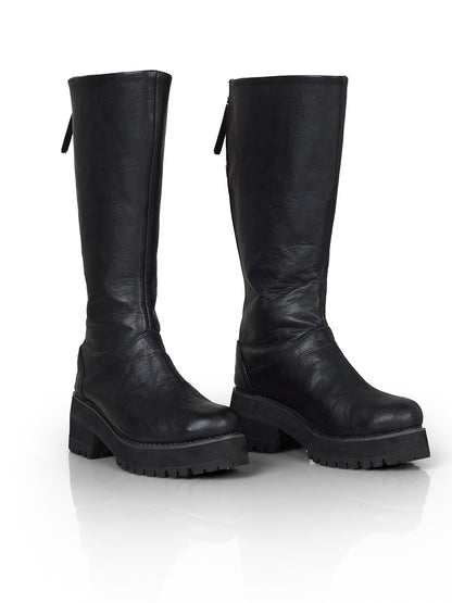 Zipped Tall Boots