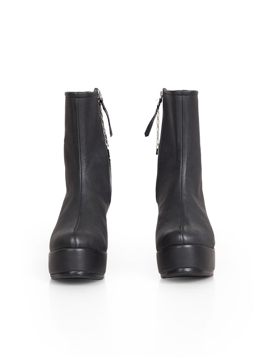 Tourmaline Chain Platform Boots
