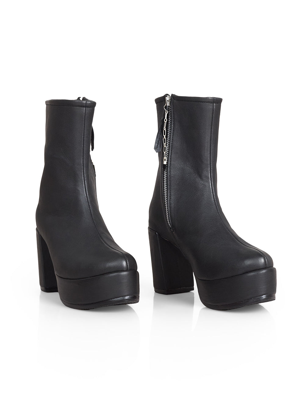 Tourmaline Chain Platform Boots
