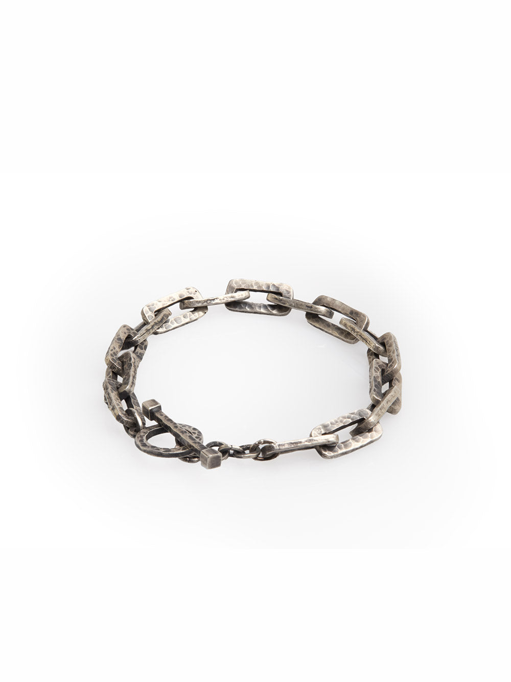 Hammered Silver Bracelet