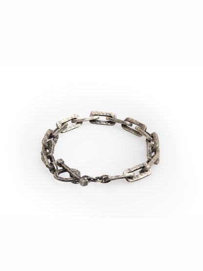 Hammered Silver Bracelet