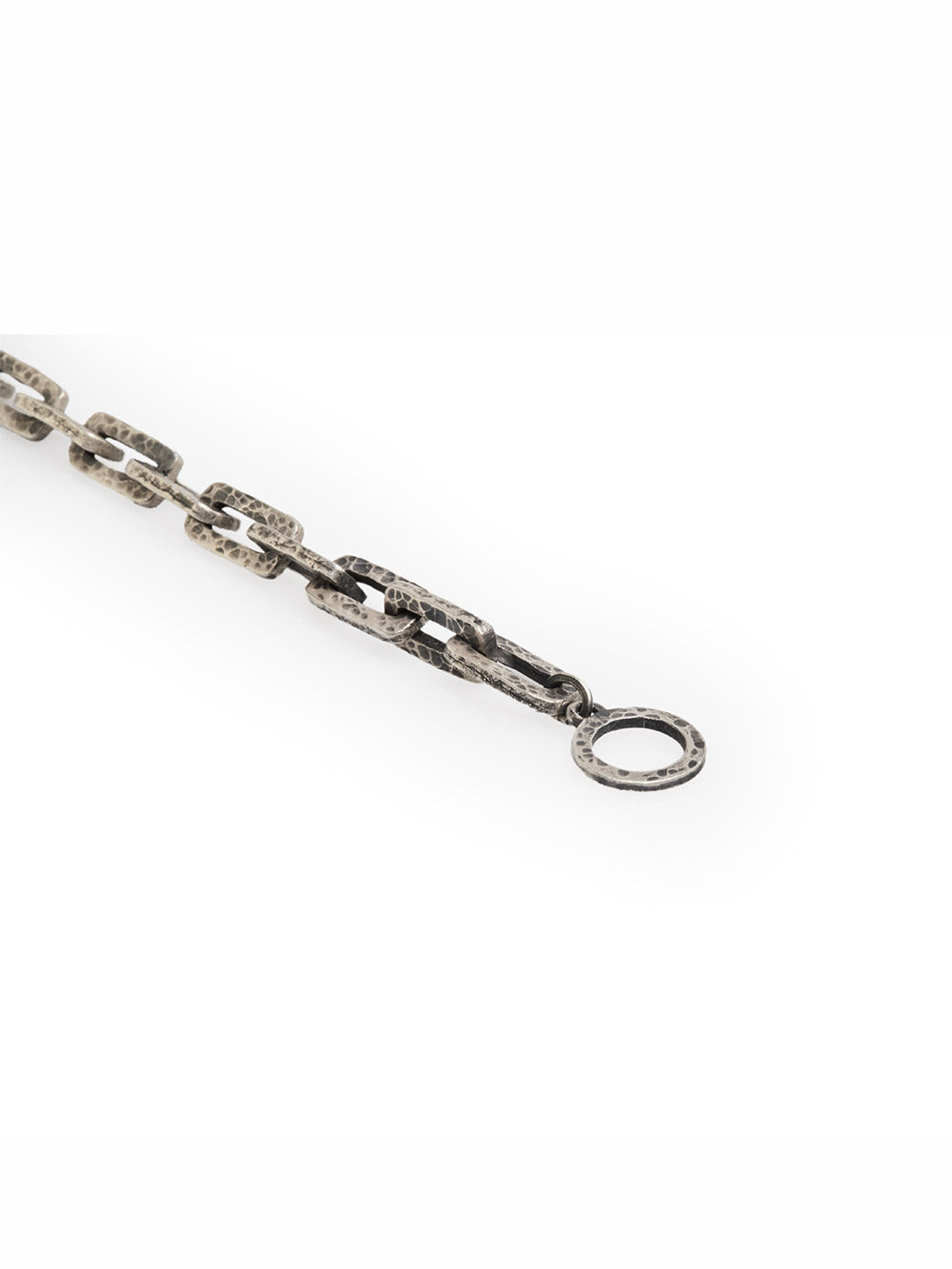 Hammered Silver Bracelet