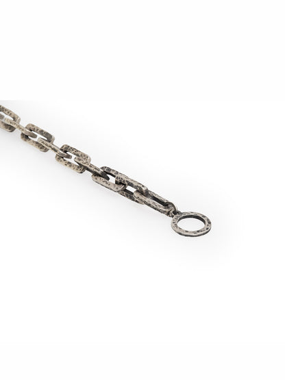 Hammered Silver Bracelet