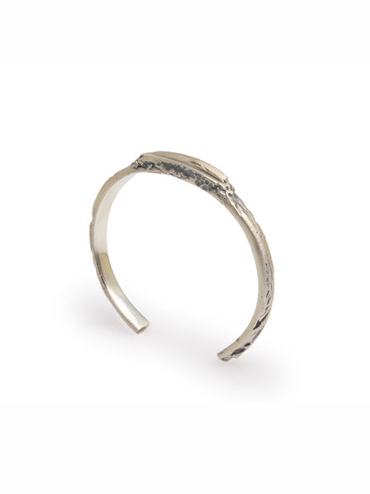 Oxidized Silver Cuff