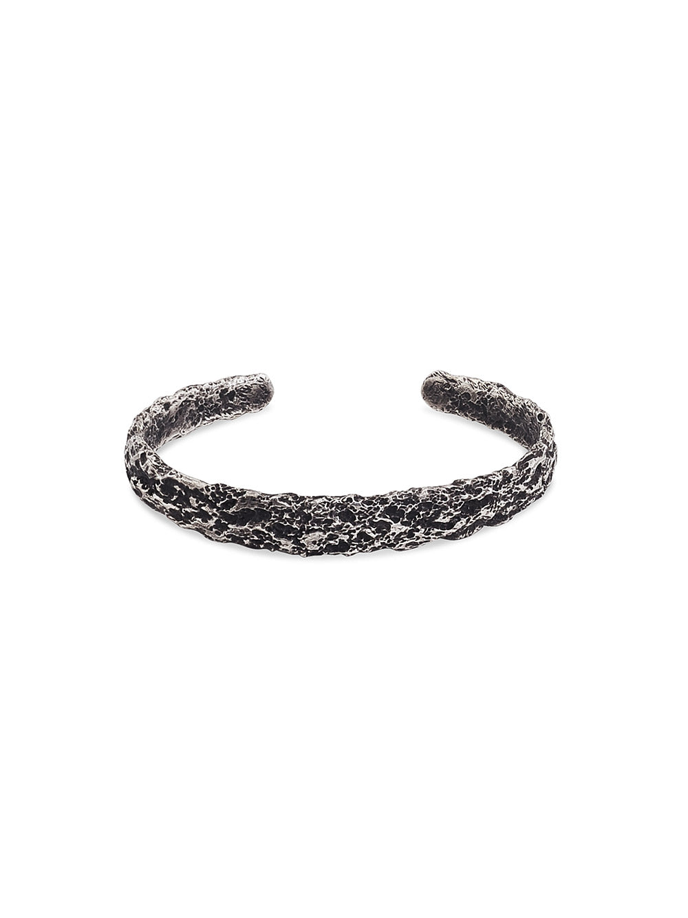 Cratered Silver Bracelet