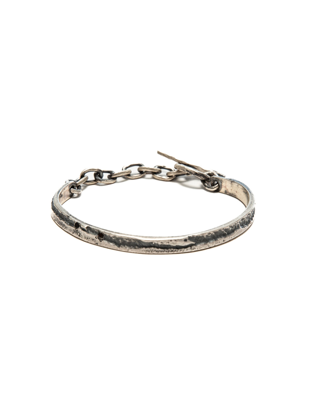 Chain-Bound Silver Bracelet