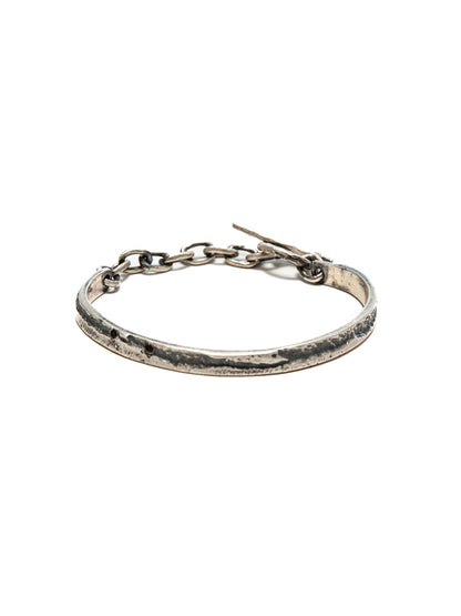 Chain-Bound Silver Bracelet