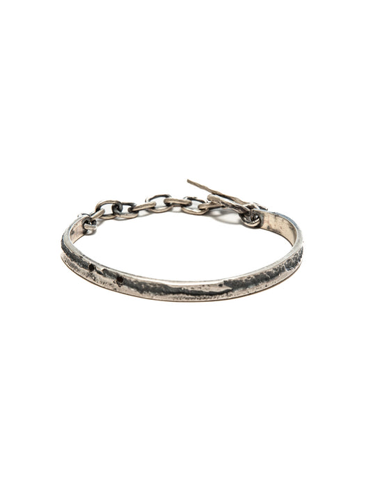 Chain-Bound Silver Bracelet