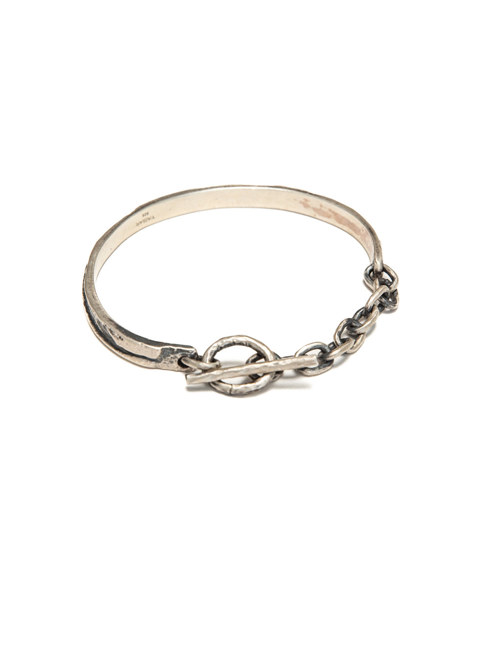 Chain-Bound Silver Bracelet
