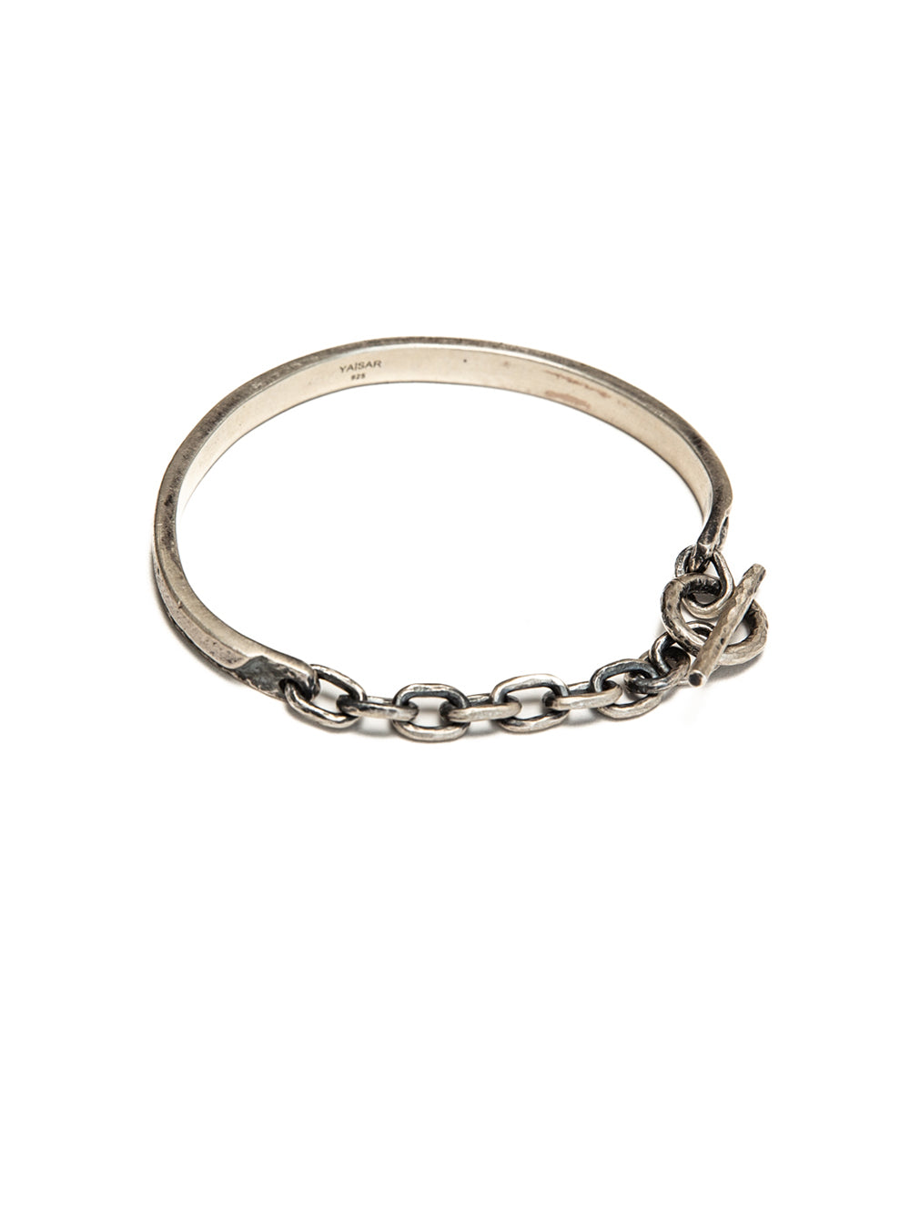 Chain-Bound Silver Bracelet