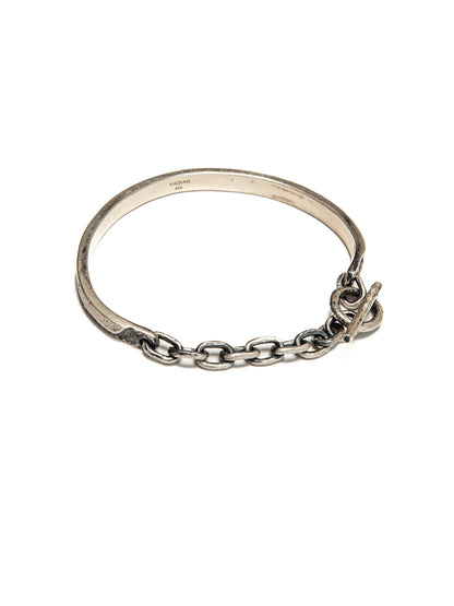 Chain-Bound Silver Bracelet