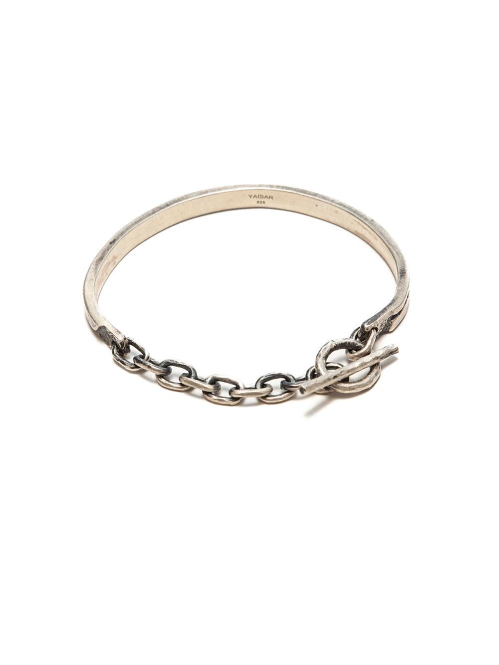 Chain-Bound Silver Bracelet