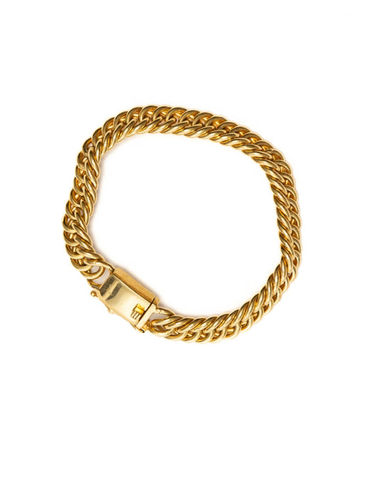 Classic Texture Gold Bracelet