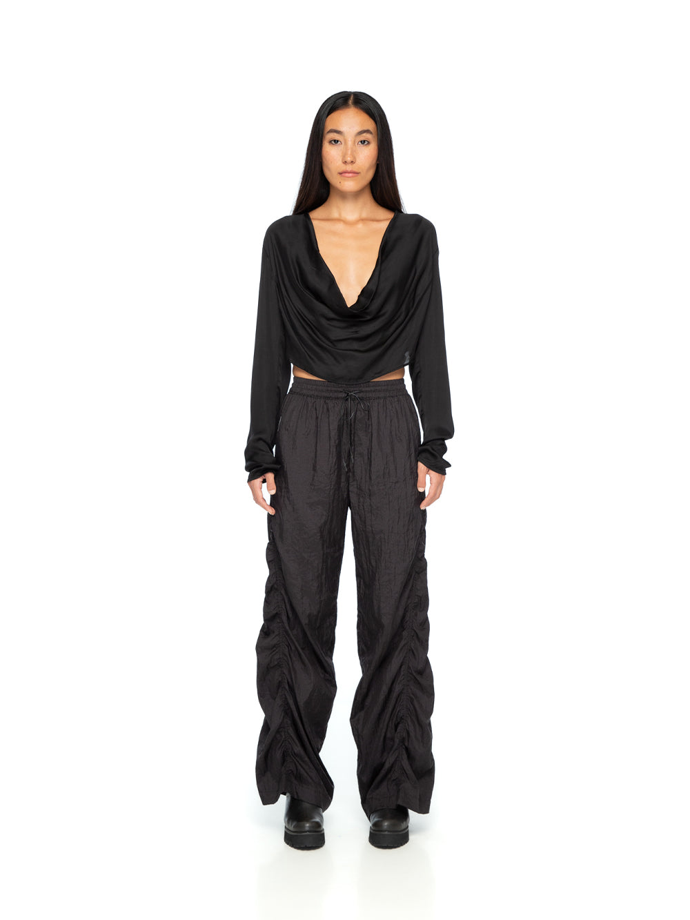Crinkle Parachute Trousers