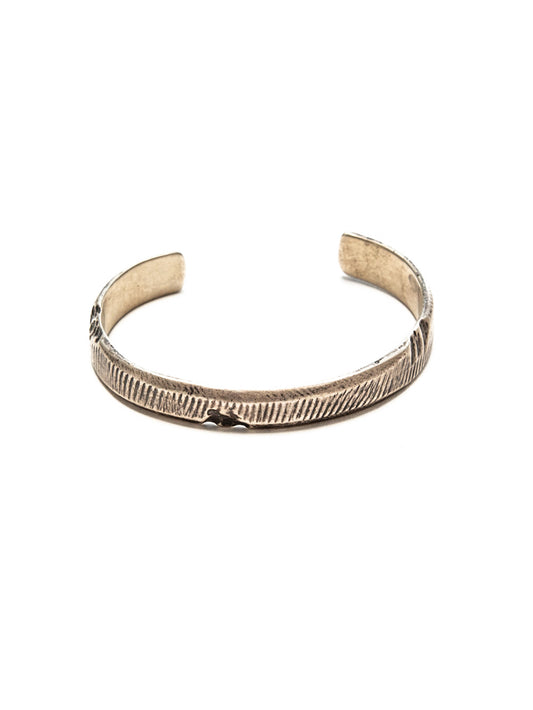 Etched Silver Bracelet