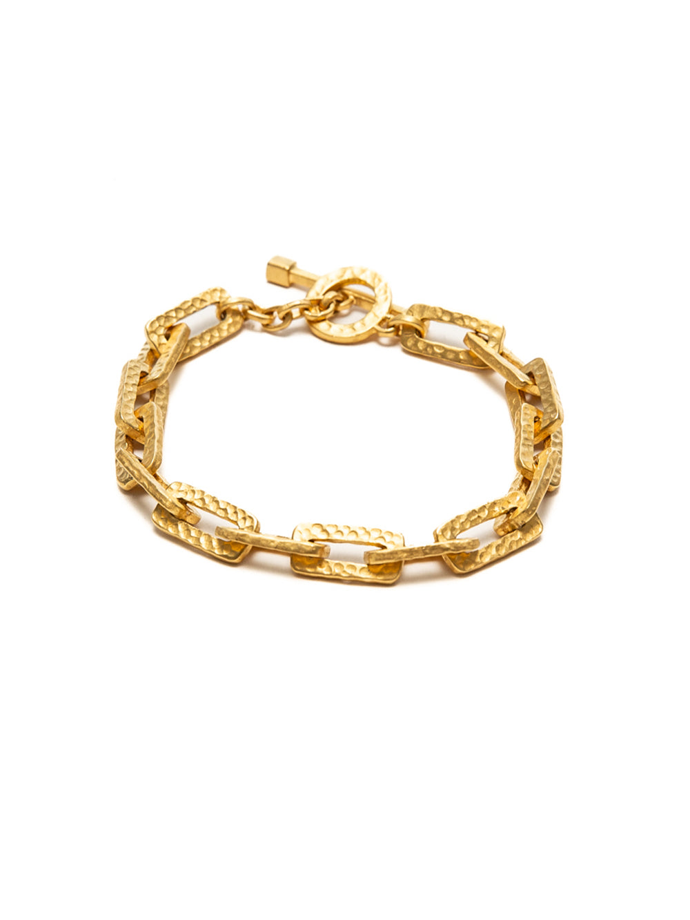 Hammered Gold Bracelet