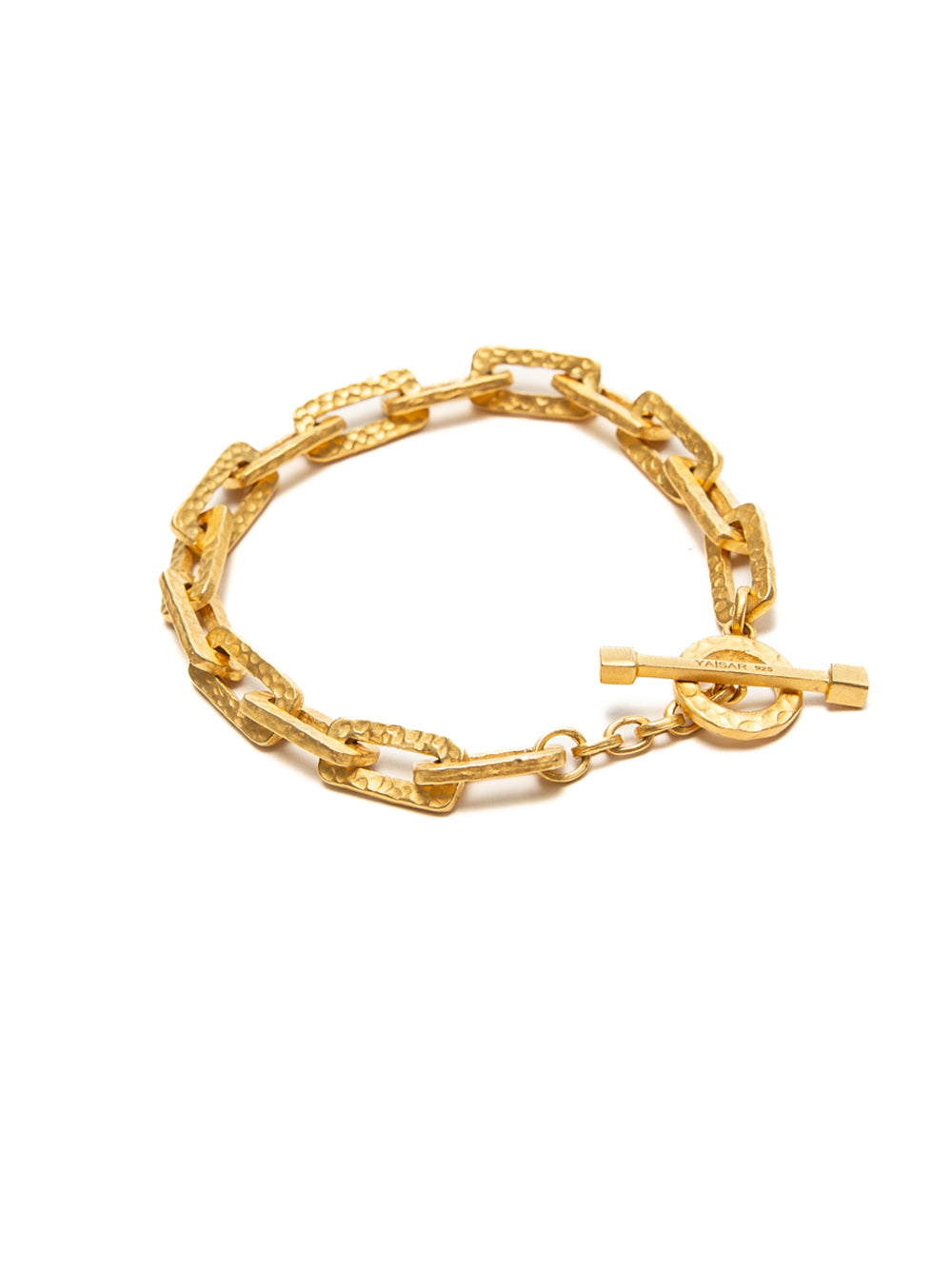 Hammered Gold Bracelet