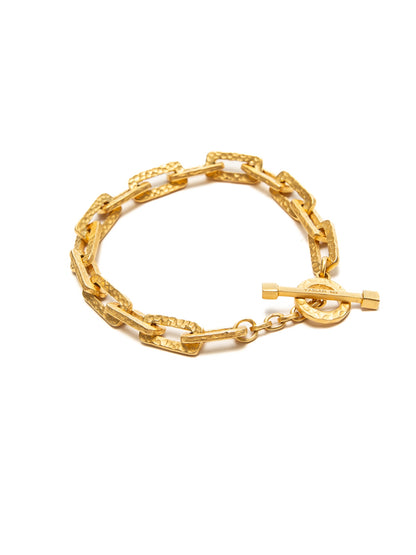 Hammered Gold Bracelet