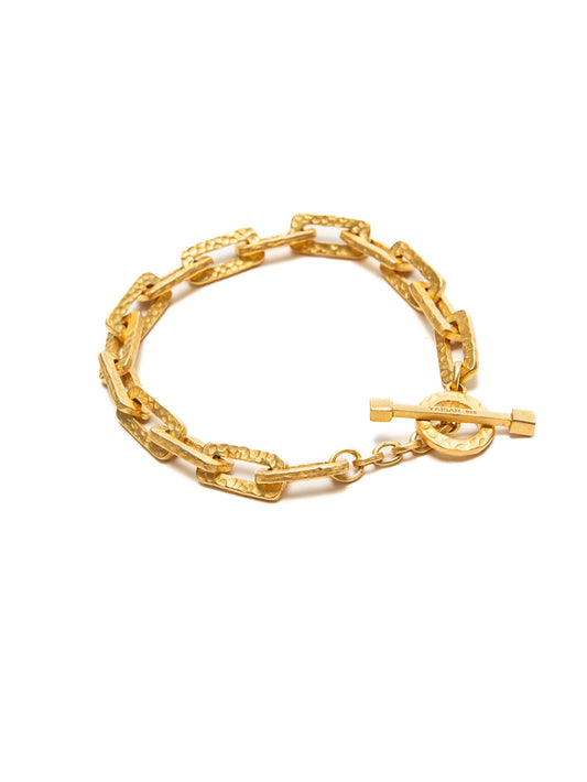 Hammered Gold Bracelet