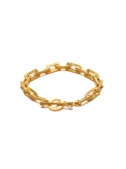 Hammered Gold Bracelet