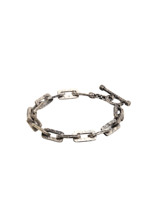 Hammered Silver Bracelet