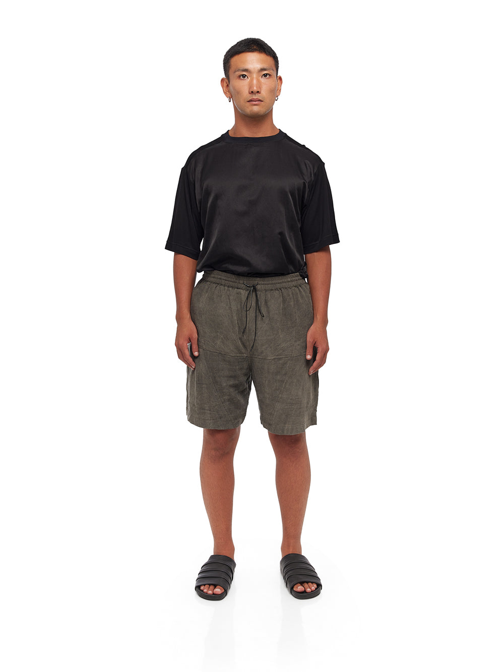 Knitted Drawstring Shorts