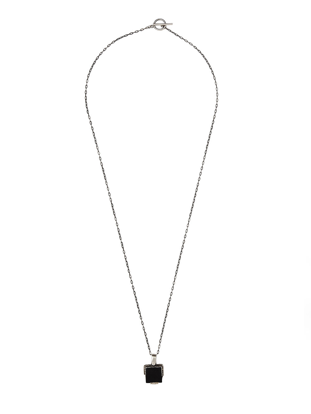 Black Onyx Silver Necklace