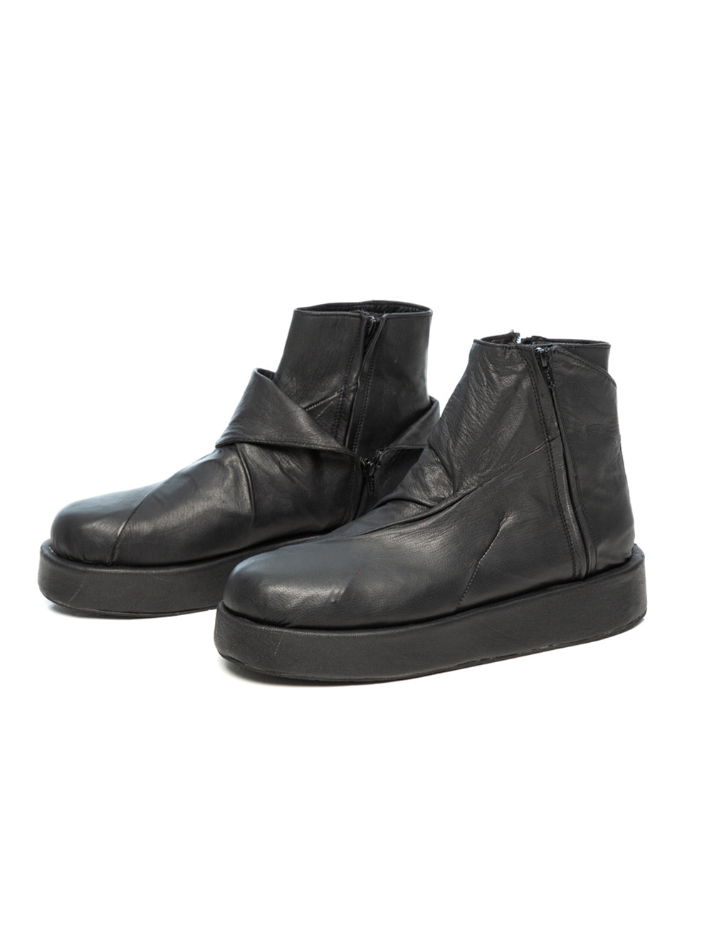 Obsidian Wrap Boots