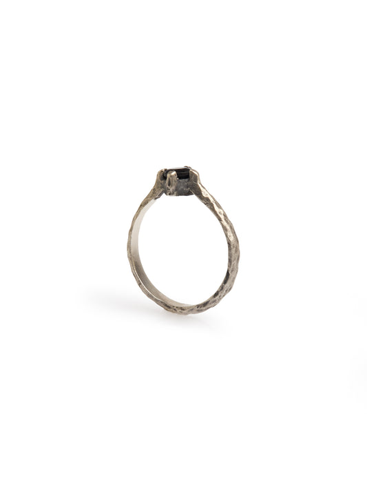 Textured Onyx Ring