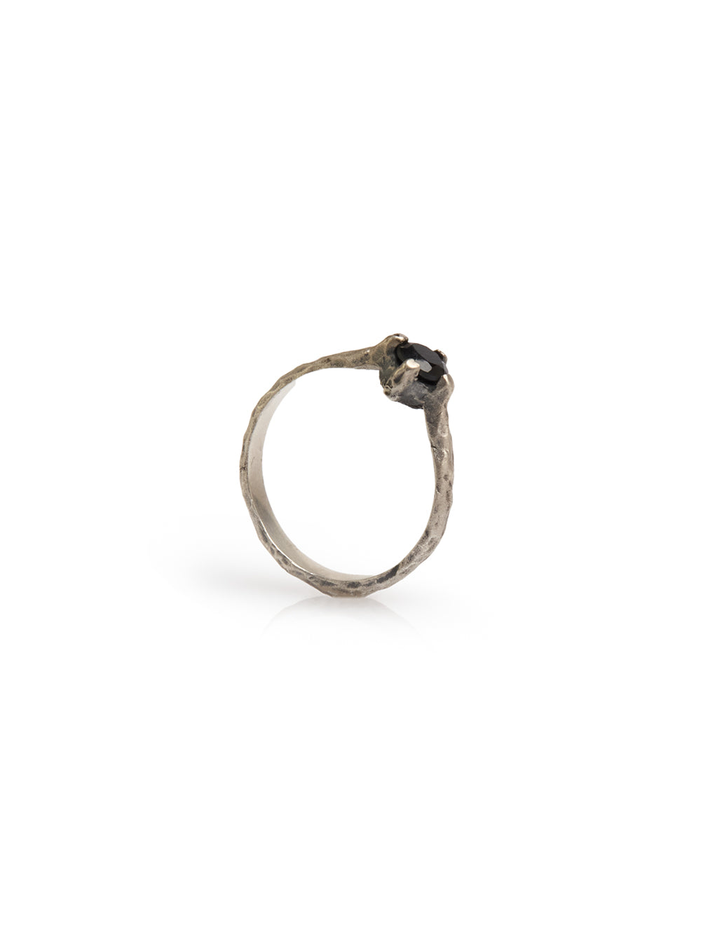 Textured Onyx Ring