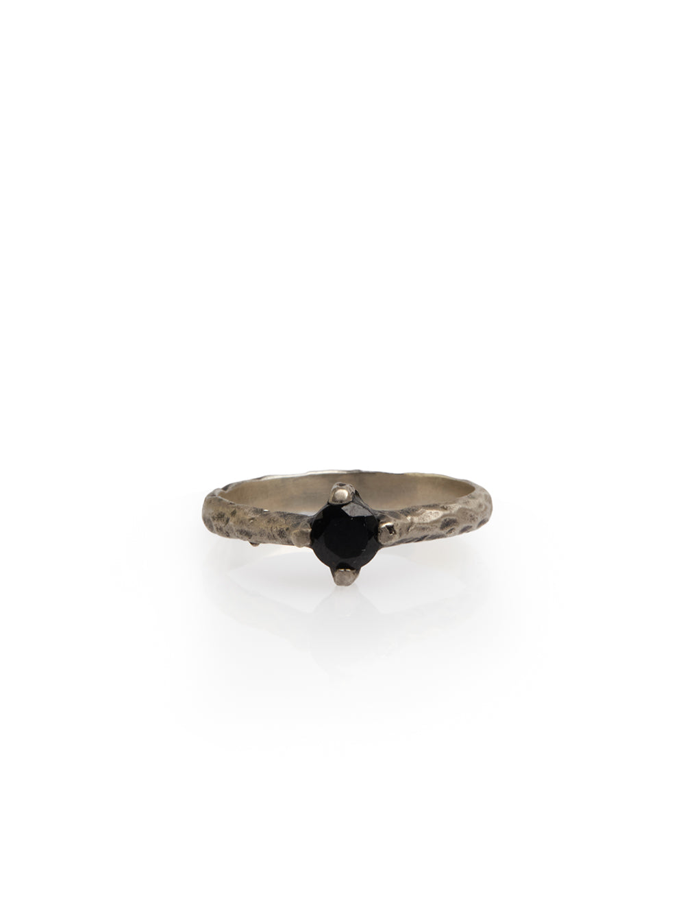 Textured Onyx Ring