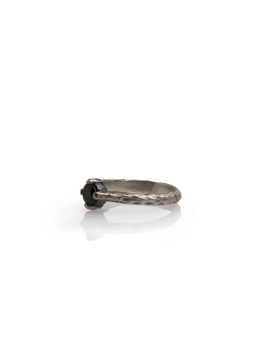 Textured Onyx Ring