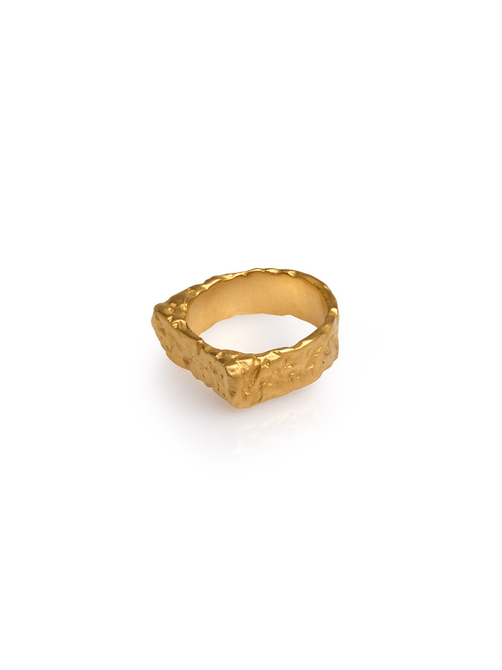 Hammered Gold Ring