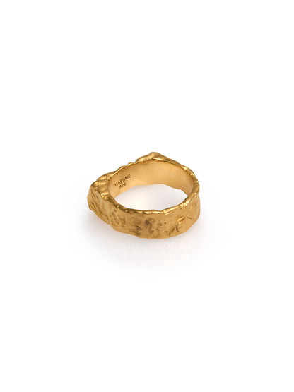 Hammered Gold Ring