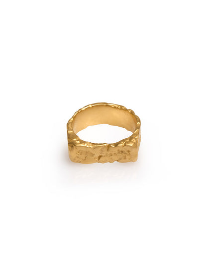 Hammered Gold Ring