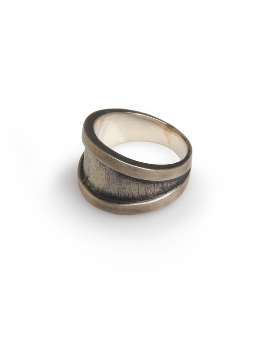 Oxidized Silver Ring