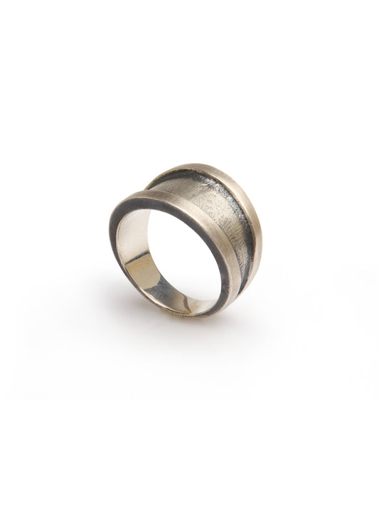 Oxidized Silver Ring
