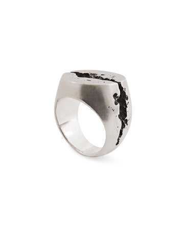 Cracked Silver Ring