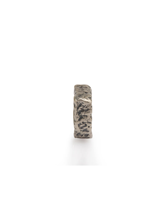 Hammered Oxidized Ring