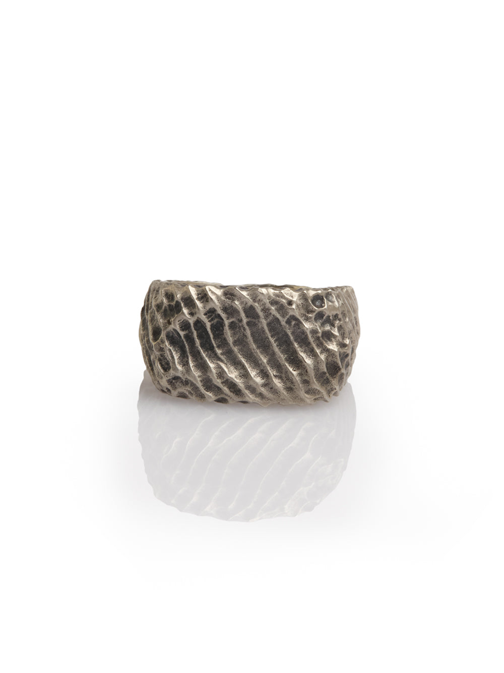 Textured Silver Ring