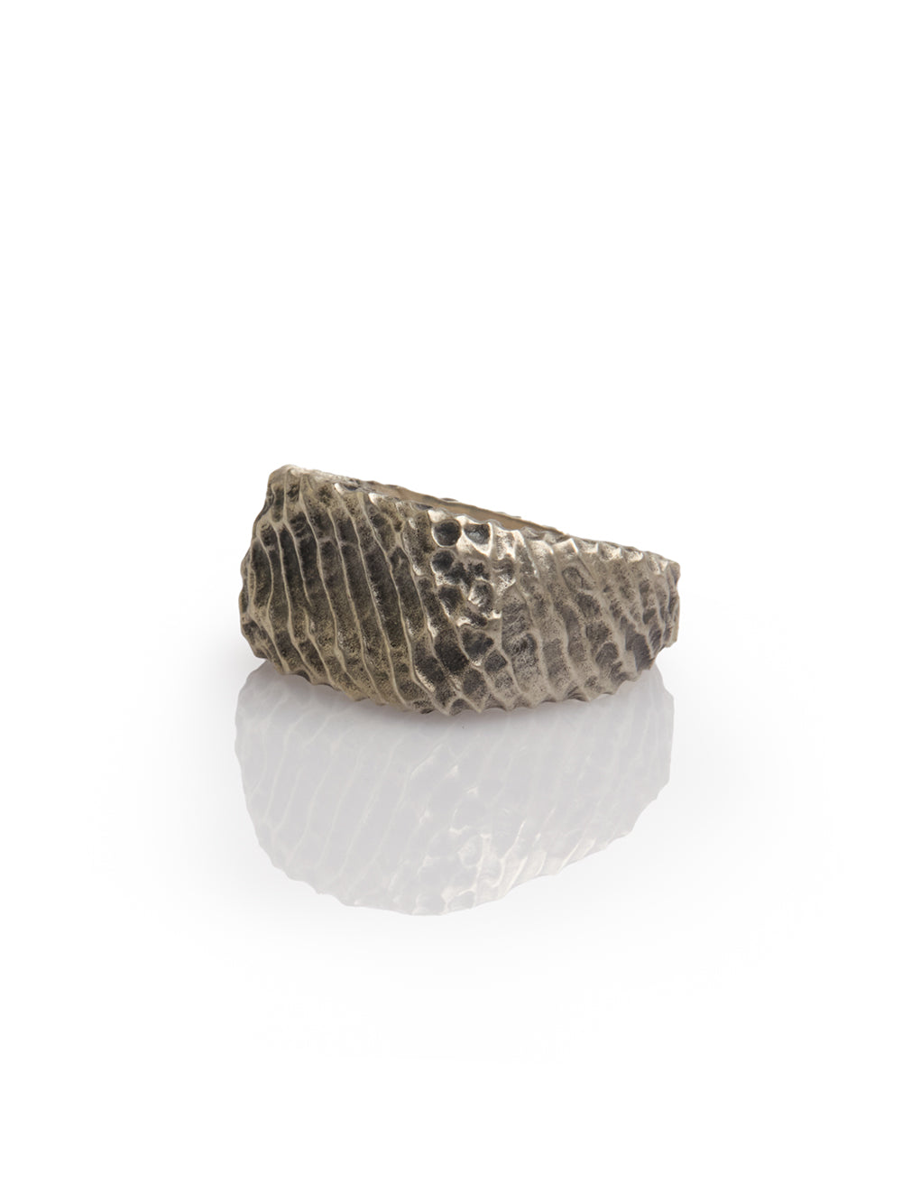Textured Silver Ring