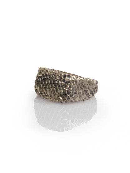 Textured Silver Ring